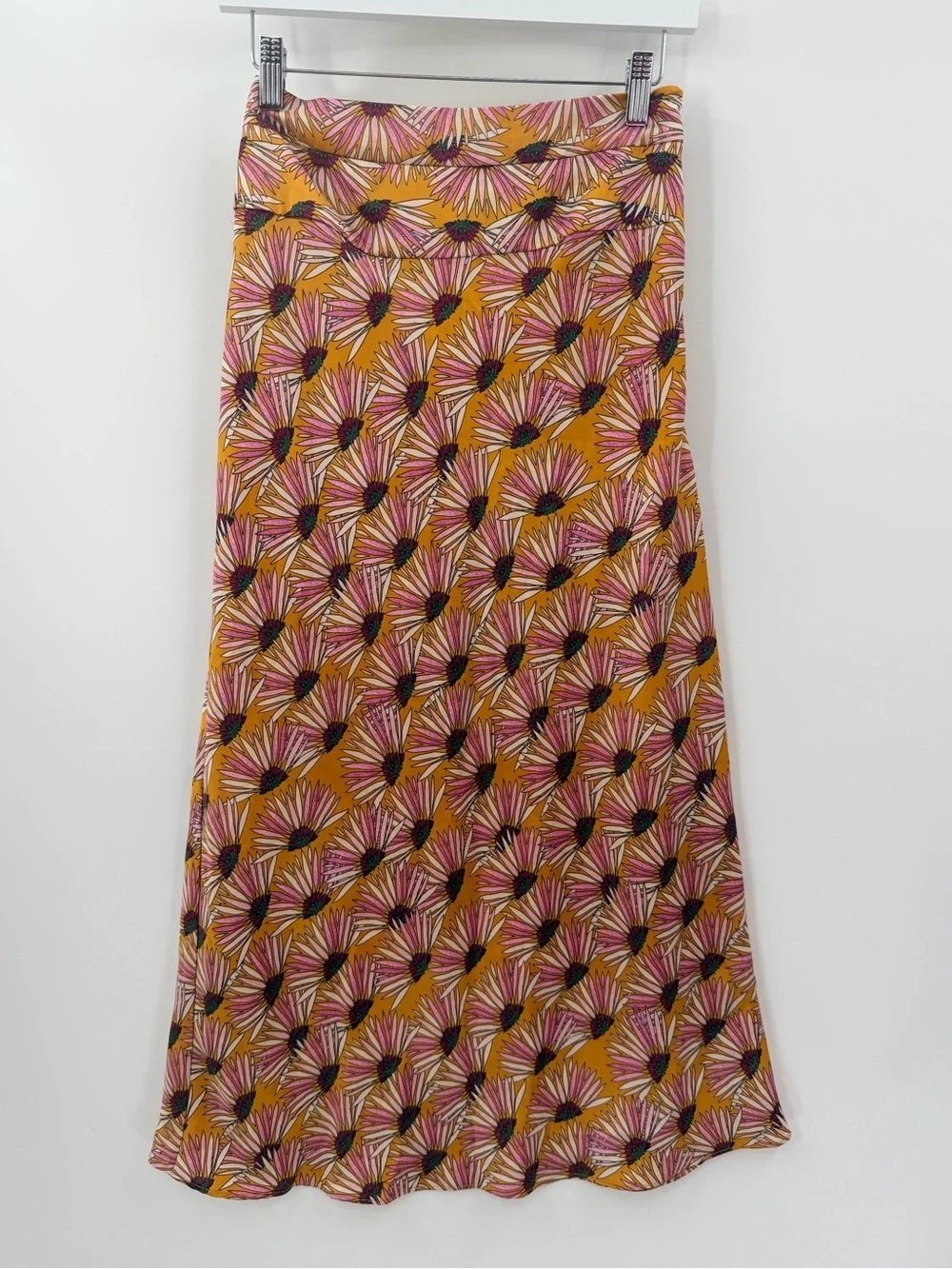 Free People Normani Floral Bias Midi Skirt 4